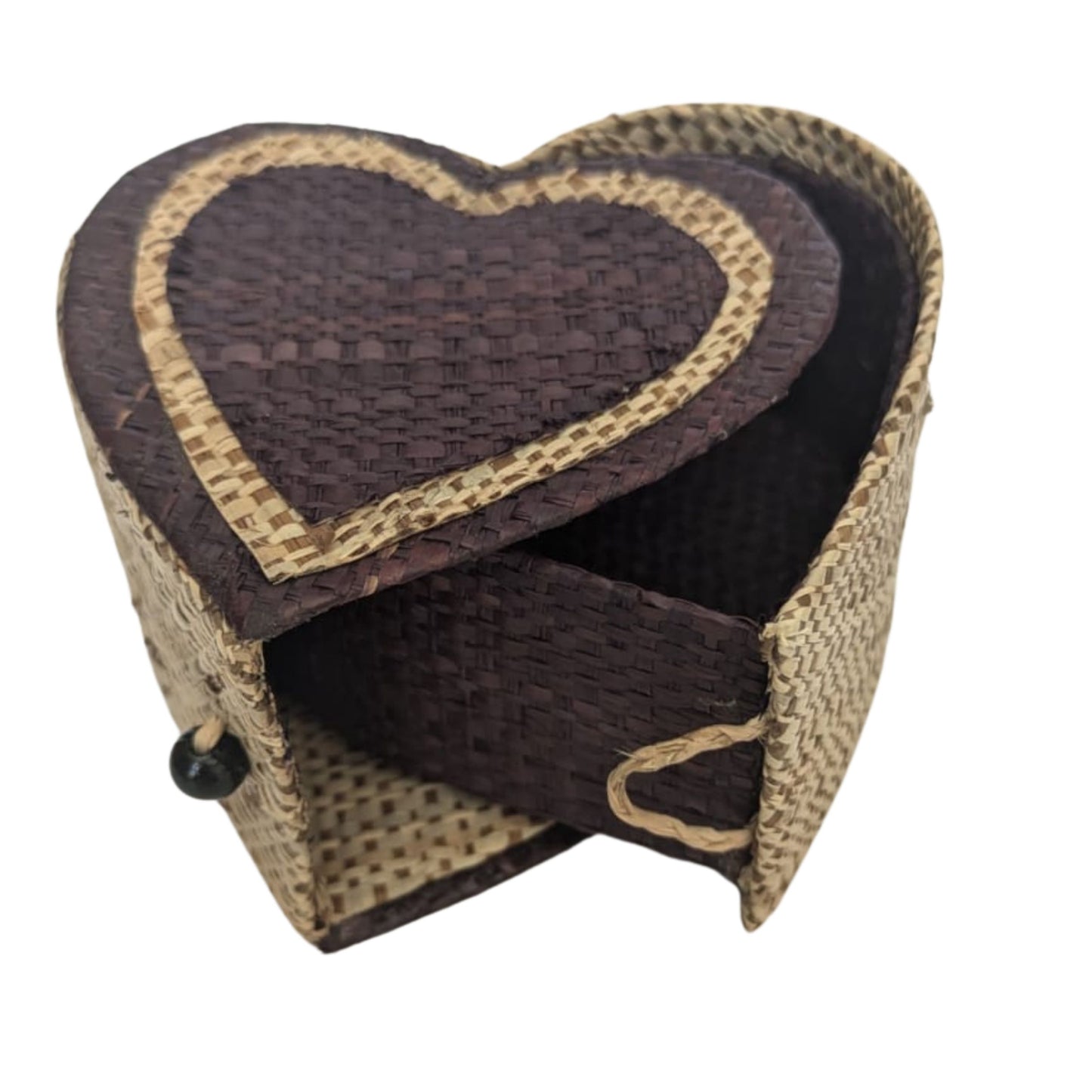 Boite a bijoux marron foncé