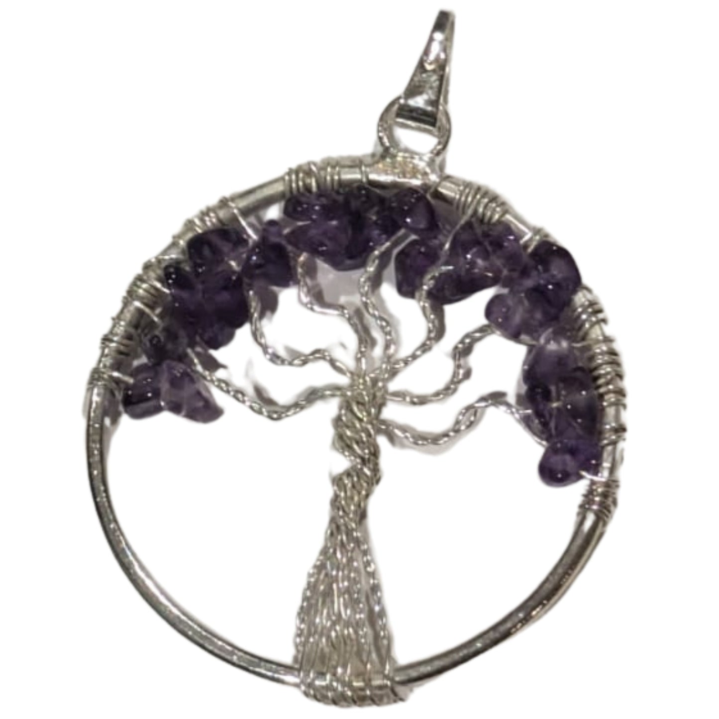 Arbre de vie améthyste 3,5 cm ronde