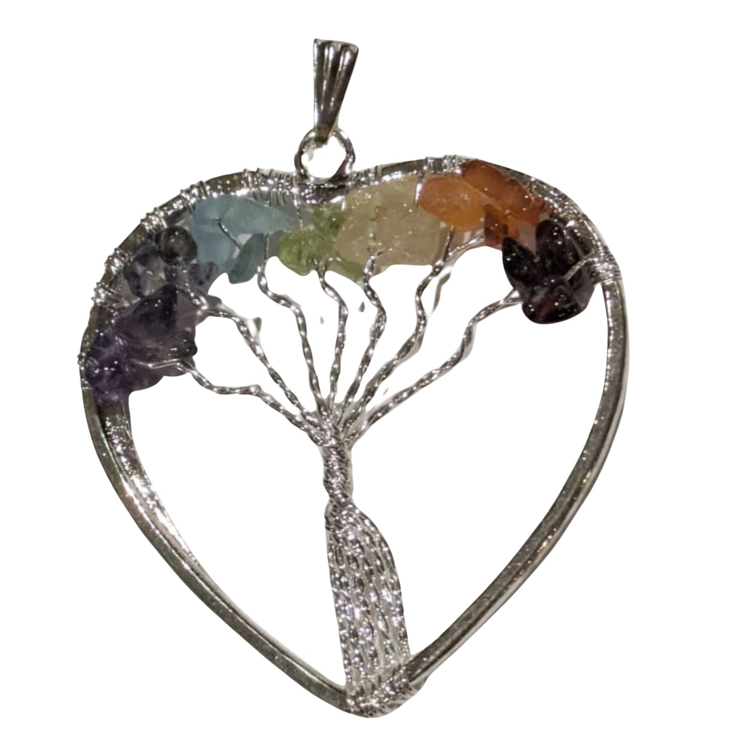 Arbre de vie 7 chakras cm coeur