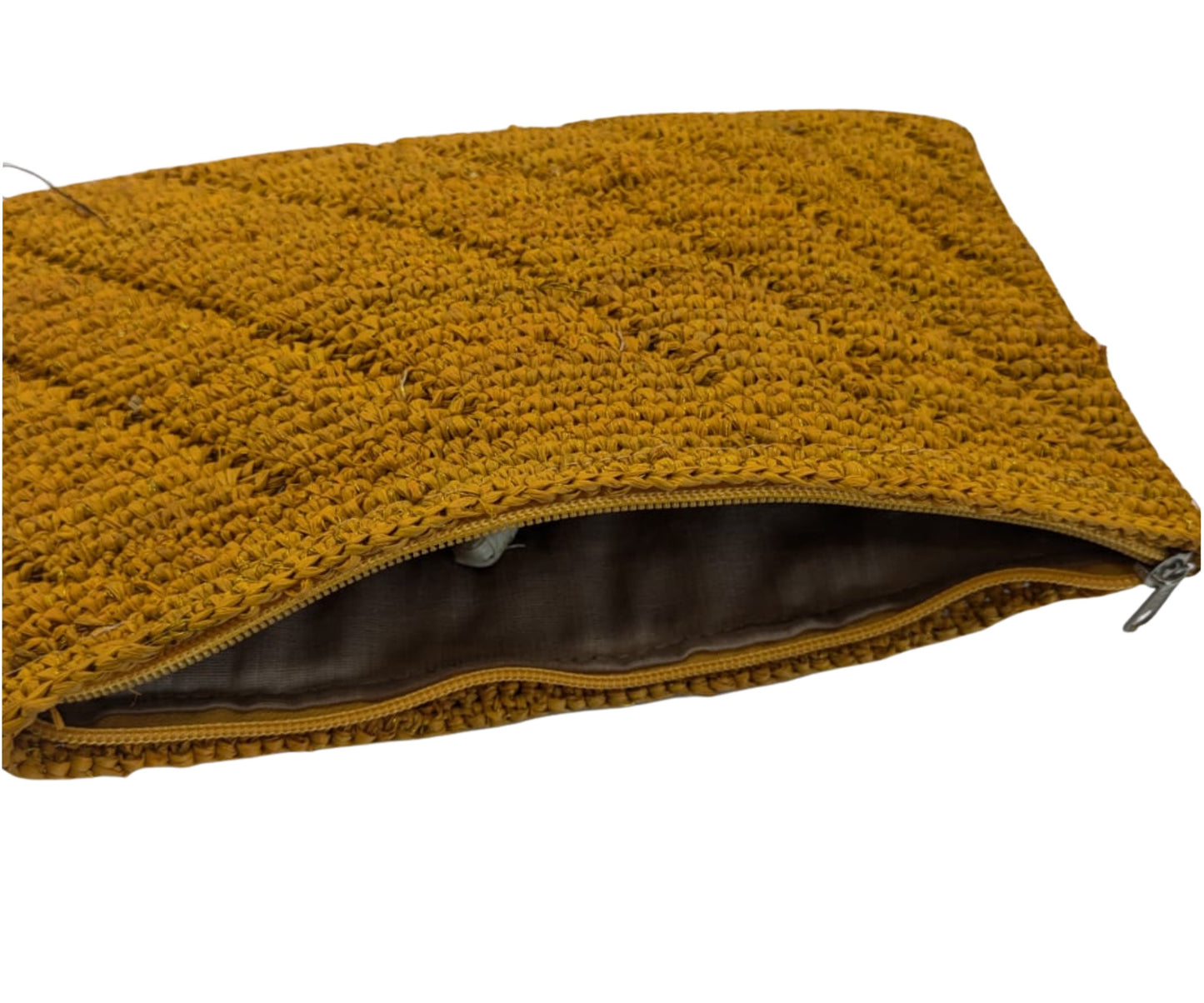 trousse en raphia moutarde (Copie)