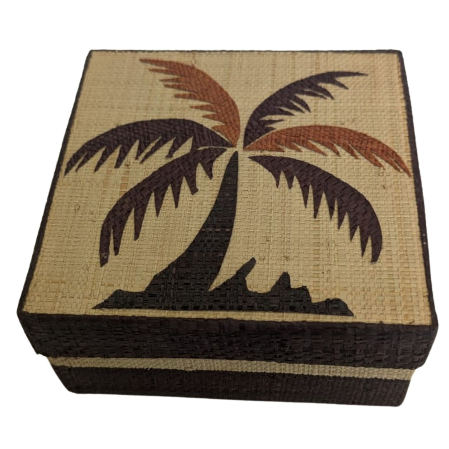 Boite à bijoux palmier