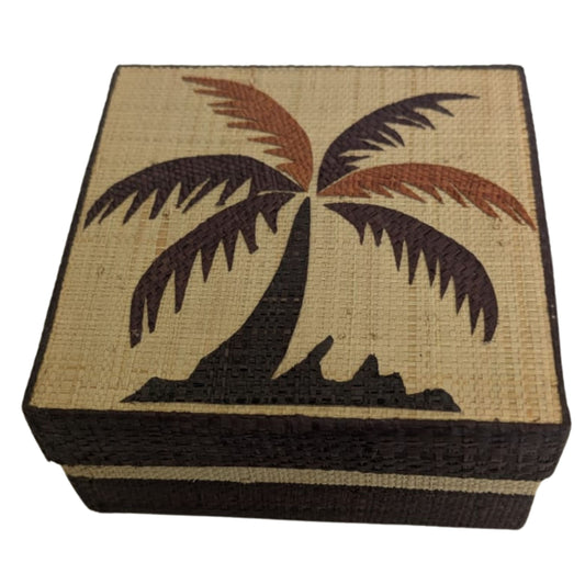 Boite à bijoux palmier