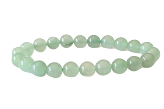 Bracelet Agate verte 8 mm