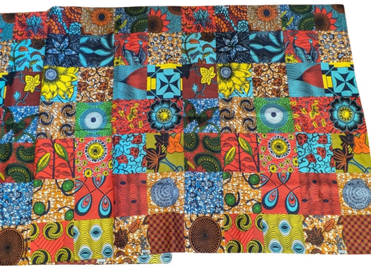 Tissu wax patchwork