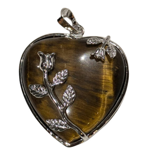 Oeil du tigre en coeur tulipe