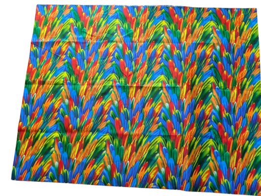 Tissu wax peinture