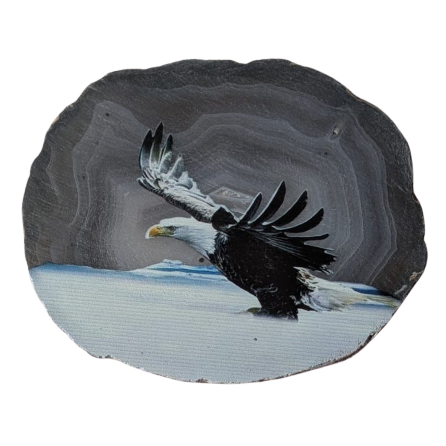 Tranche d'agate aigle