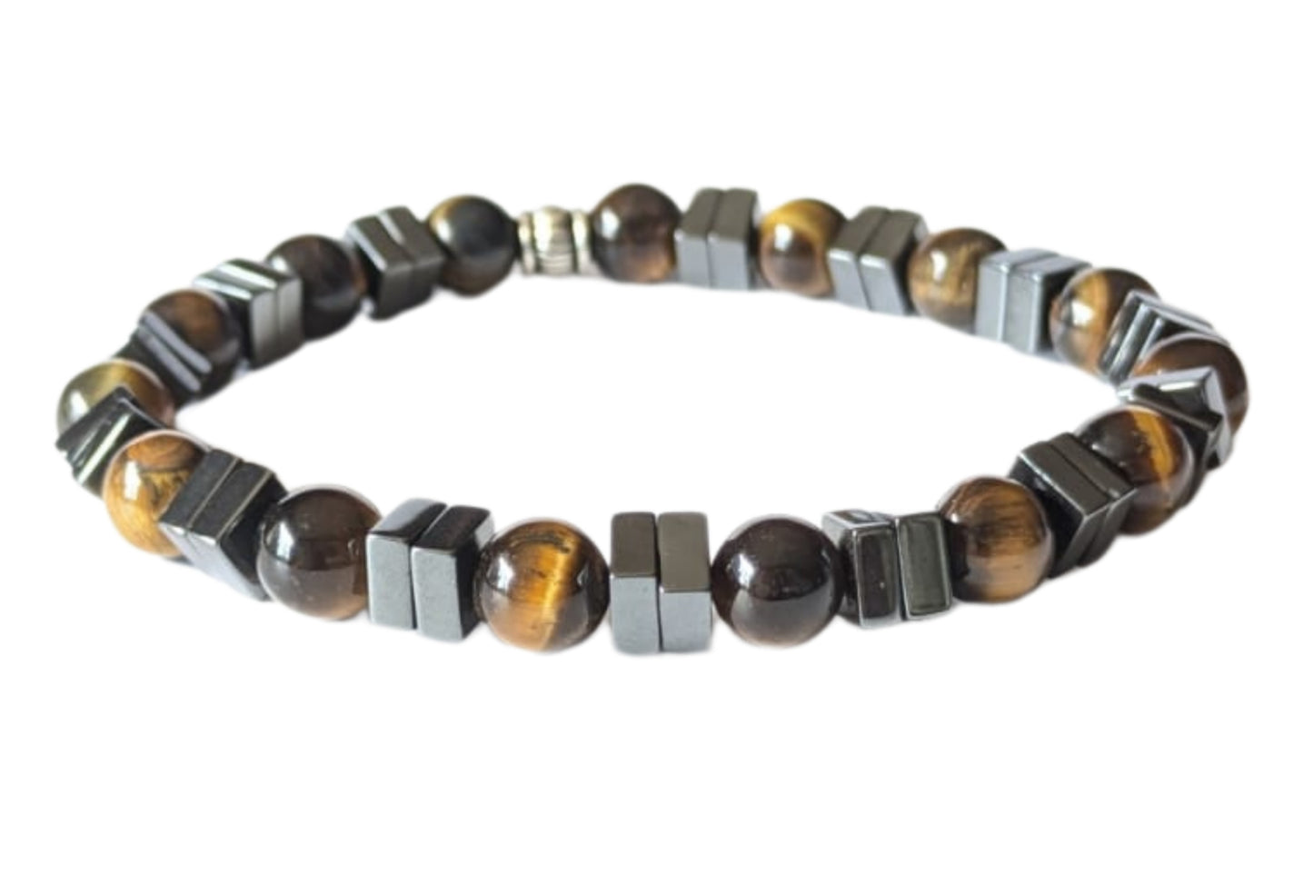 Bracelet Œil de tigre 8 mm