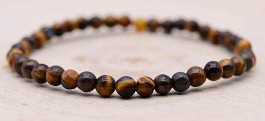 Bracelet Œil de tigre 4 mm